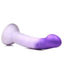 Strap U G-Swirl G-Spot Silicone Dildo Purple