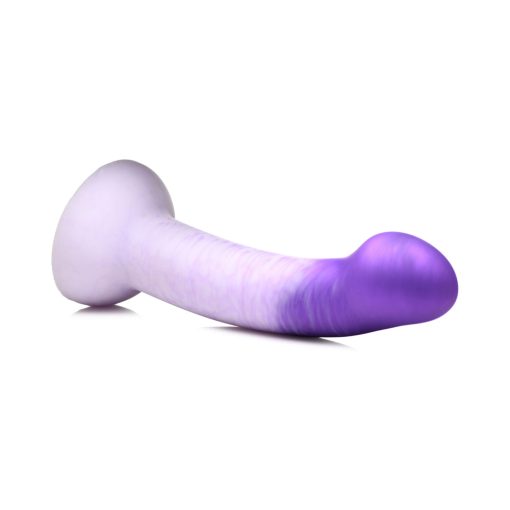 Strap U G-Swirl G-Spot Silicone Dildo Purple - Image 5