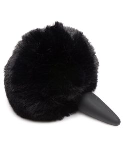Tailz Snap-On Interchangeable Bunny Tail Black (Plug Not Included)