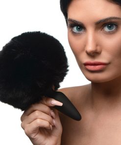 Tailz Snap-On Interchangeable Bunny Tail Black (Plug Not Included)