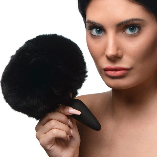 Tailz Snap-On Interchangeable Bunny Tail Black (Plug Not Included) - Image 5
