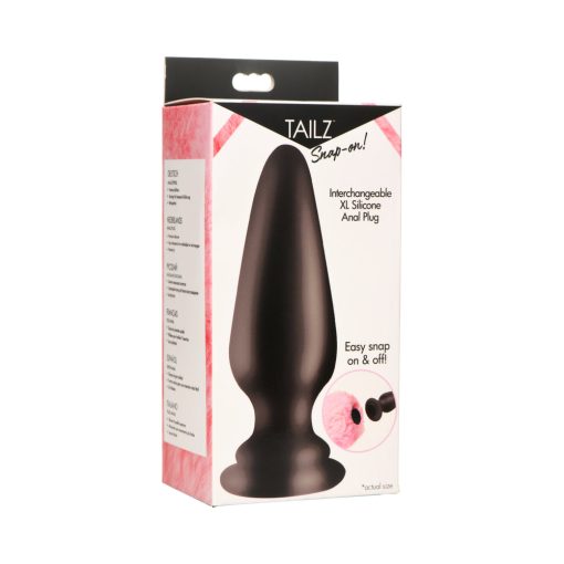 Tailz Snap-On Interchangeable Xl Silicone Anal Plug