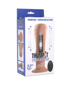 Thump It 7X Remote Vibrating & Thumping Dildo M