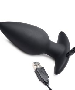 Whisperz Voice Activated 10X Vibrating Butt Plug With Remote