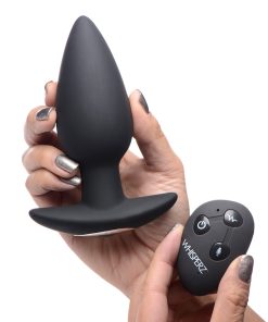 Whisperz Voice Activated 10X Vibrating Butt Plug With Remote