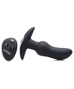 Whisperz Voice Activated 10X Vibrating Prostate Plug With Remote