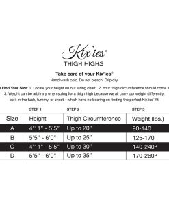 Kixies Mardi Gras Fishnet Thigh High Tan Size D