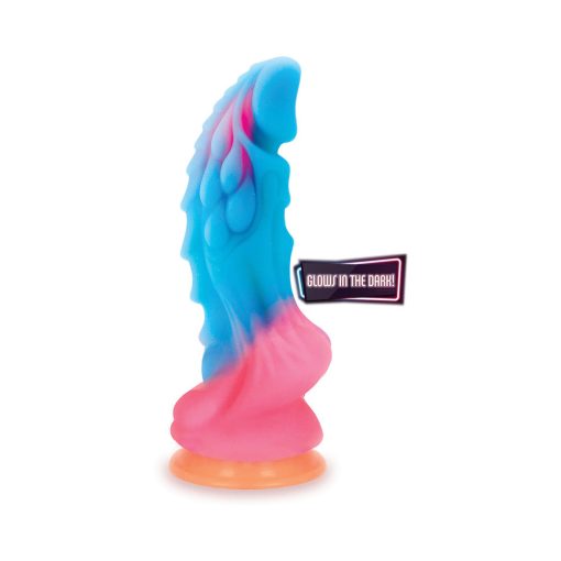 Aliennation Glow Dragon 9 In. Silicone Glow-In-The-Dark Dildo - Image 2