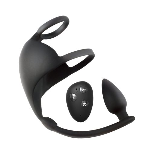 Magic Remote Scrotum Massager Plug Black - Image 2