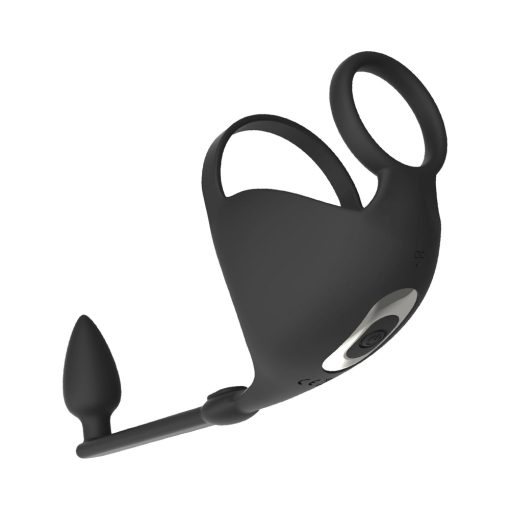 Magic Remote Scrotum Massager Plug Black - Image 3