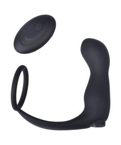 Ass-Sation Remote Contoured Anal Plug Black