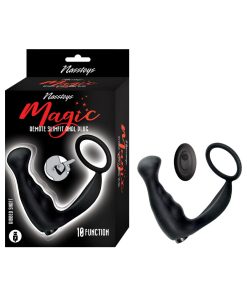 Magic Remote Slimfit Anal Plug Black