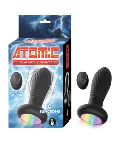 Atomic Thrusting Light-Up Twister Plug Black