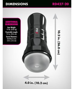 Pdx Extreme Wet Strokers Super Slide & Glide Xxl Frosted