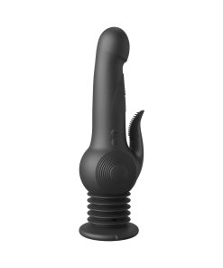 Fetish Fantasy Pogo Thruster – Suction Thrusting Vibrator with Tongue (Black)