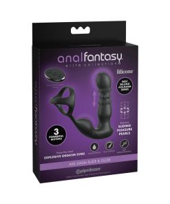 Anal Fantasy Elite Ass-Gasm Slide & Glide Black