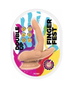 Finger Fest Double Up Dildo Beige