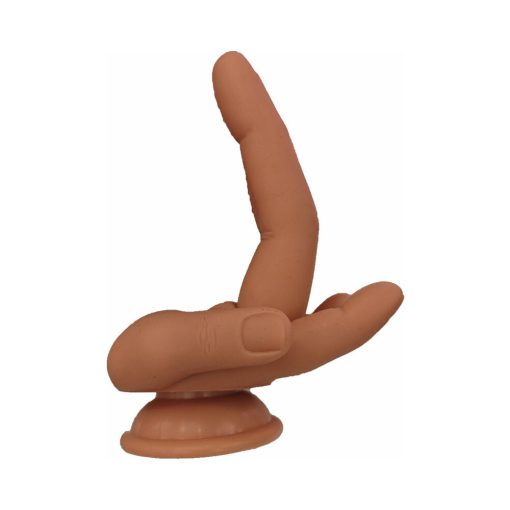 Finger Fest Double Up Dildo Tan - Image 2