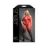 Fantasy Lingerie Sheer Eternal Flame Crotchless Ombr? Bodystocking Queen Size