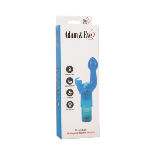 Adam & Eve Bunny Kiss – Mini Waterproof Rabbit Vibrator for Dual Pleasure - Image 3