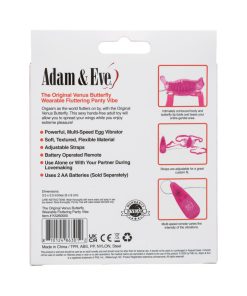 Adam & Eve The Original Venus Butterfly – Wearable Clit Vibrator with Remote