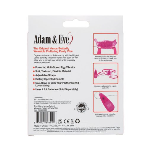 Adam & Eve The Original Venus Butterfly – Wearable Clit Vibrator with Remote - Image 4