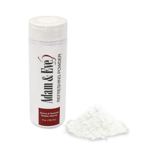 Adam & Eve Renewing Powder 4 Oz. – Maintains Lifelike Feel of Toys - Image 2