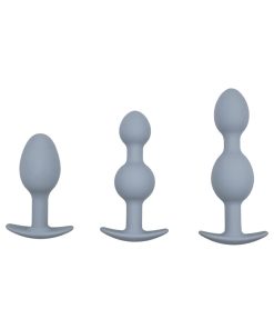 Adam & Eve Vibra-Ball Trio – Weighted Beaded Butt Plug Training Set