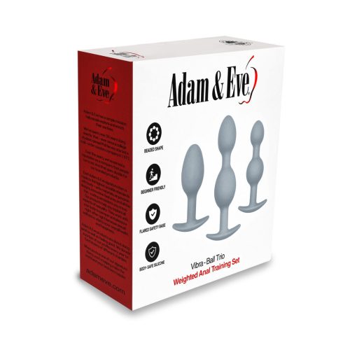 Adam & Eve Vibra-Ball Trio – Weighted Beaded Butt Plug Training Set - Image 7
