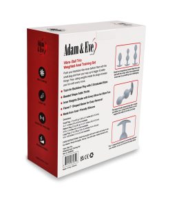 Adam & Eve Vibra-Ball Trio – Weighted Beaded Butt Plug Training Set