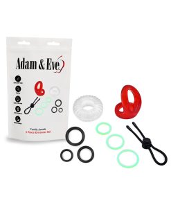 Adam & Eve Family Jewels Penis Ring Set – 9-Piece Adjustable Enhancer Kit