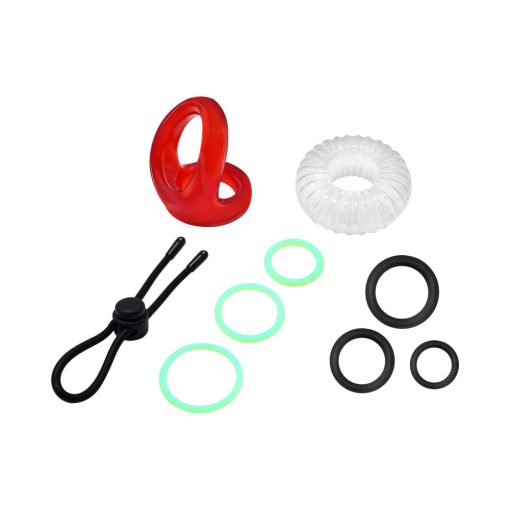 Adam & Eve Family Jewels Penis Ring Set – 9-Piece Adjustable Enhancer Kit - Image 2