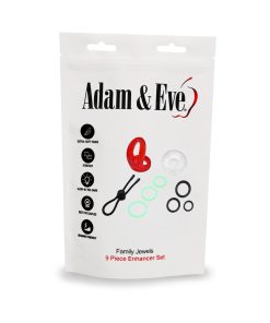 Adam & Eve Family Jewels Penis Ring Set – 9-Piece Adjustable Enhancer Kit