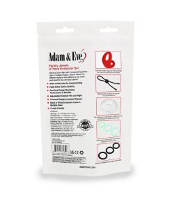 Adam & Eve Family Jewels Penis Ring Set – 9-Piece Adjustable Enhancer Kit