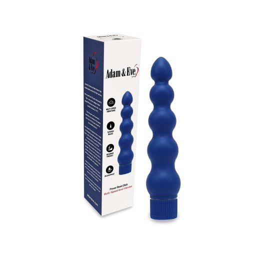 Adam & Eve Vibrating Power Bead Stick – Graduated Anal Beads Vibrator