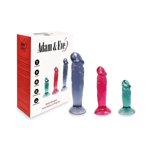 Adam & Eve Booty Bumpers – Anal Training Kit with Dildo & Plug Set