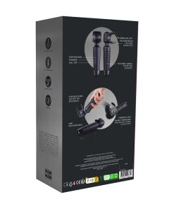 Man Wan Man.Wand Evo 2-In-1 Frenulum Stimulator & Wand With Crescendo Black Plum