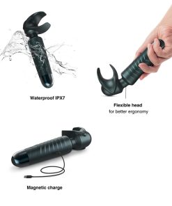 Man Wan Man.Wand Evo 2-In-1 Frenulum Stimulator & Wand With Crescendo Pine Grey