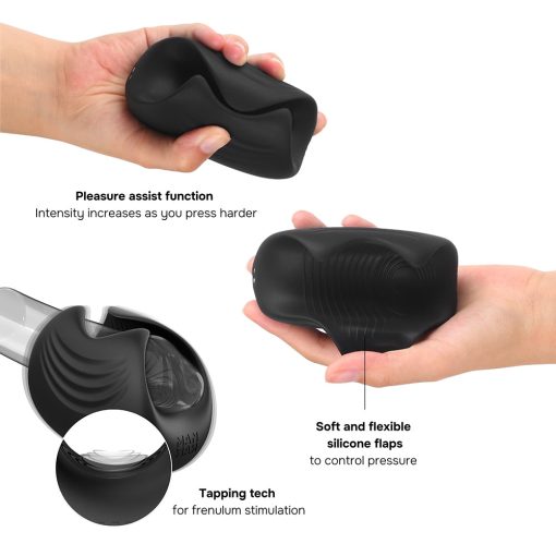 Man Wan Sub One Tapping Stimulator Infinite Black - Image 2