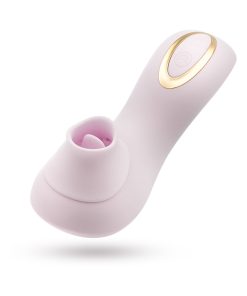 Delice Fleur Clitoral Fluttering & Suction Personal Massager Barely Purple