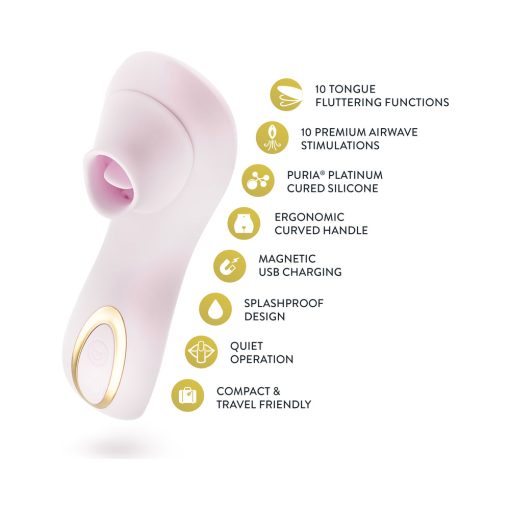 Delice Fleur Clitoral Fluttering & Suction Personal Massager Barely Purple - Image 8