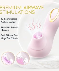 Delice Fleur Clitoral Fluttering & Suction Personal Massager Barely Purple