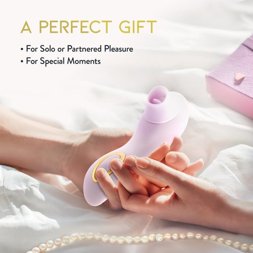 Delice Fleur Clitoral Fluttering & Suction Personal Massager Barely Purple - Image 12