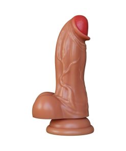 Dr. Skin Dr. Brody – Silicone Vibrating Thrusting Dildo with Remote (Beige)