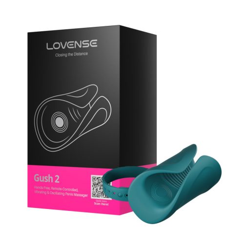 Lovense Gush 2 Penis Massager | Remote-Controlled Male Vibrator for Hands-Free Pleasure