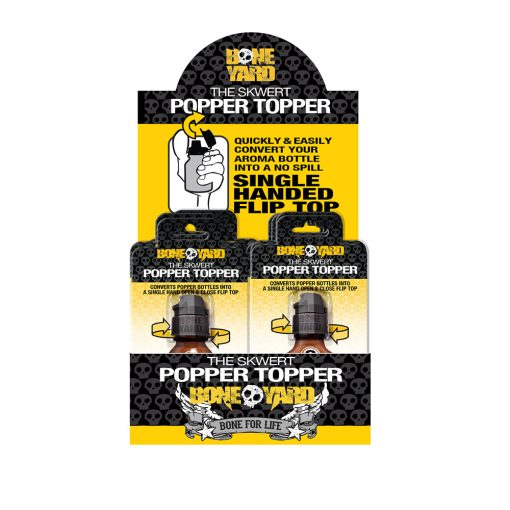 Boneyard Skwert Popper Topper 12-Piece Pos Display (6 Small And 6 Large)