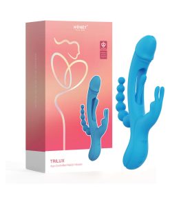 Trilux Kinky Finger Rabbit Vibrator – App Controlled with Anal Beads