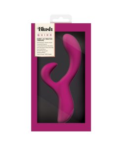 Blush Quinn Rabbit Vibrator Burgundy