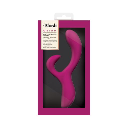 Blush Quinn Rabbit Vibrator Burgundy - Image 6