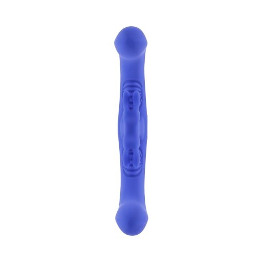 Evolved Lovebirds Rechargeable Silicone Remote-Controlled Dual-Ended Vibrator Blue - Image 7